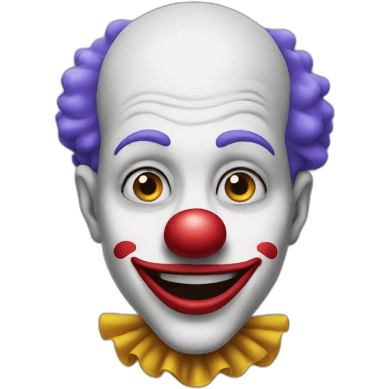 Clown fou emoji