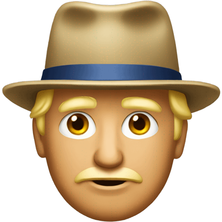 Trump with hat emoji