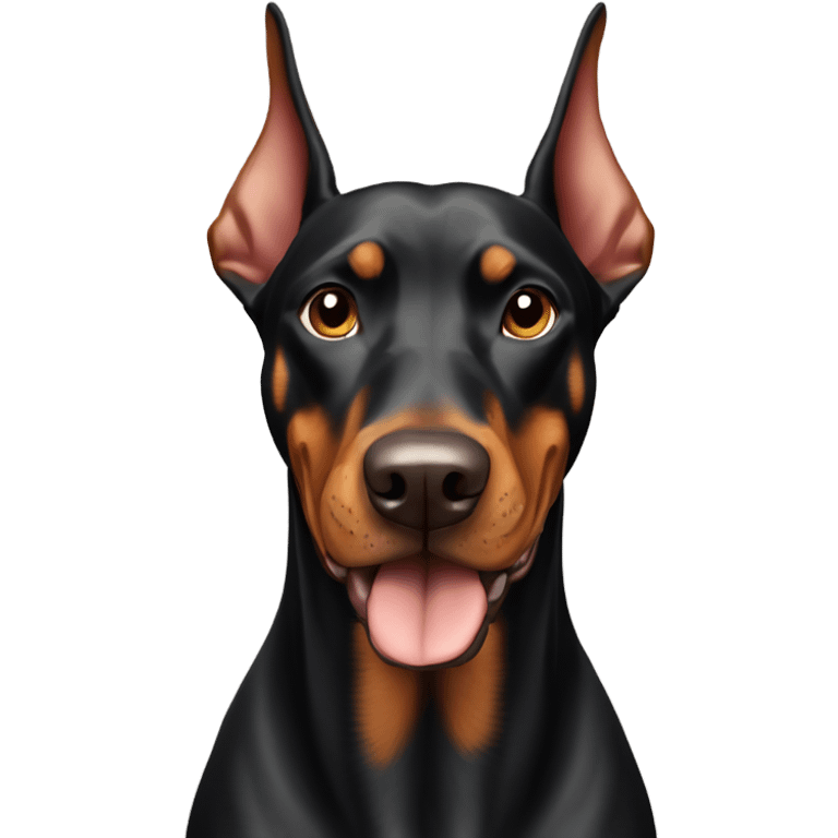 Dog Dobermann emoji