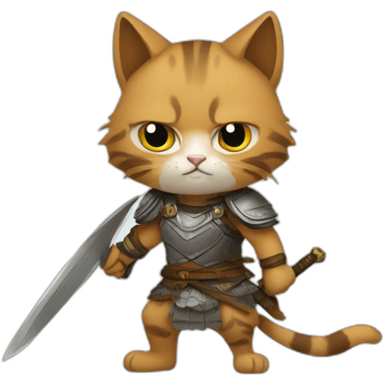 cat warrior emoji