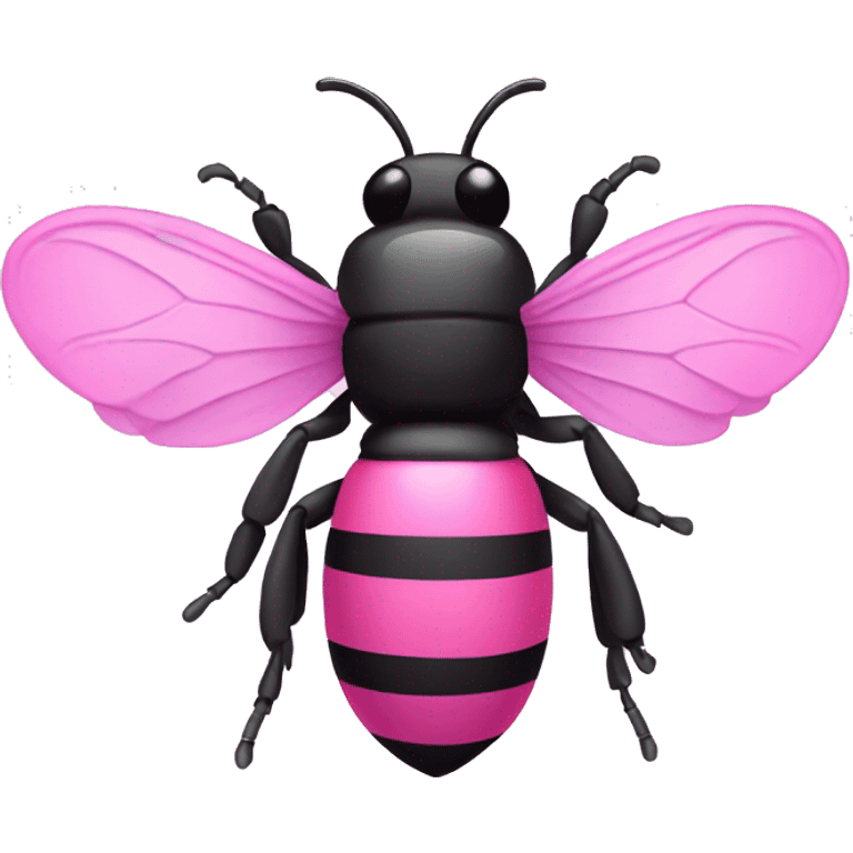 Pink bee  emoji