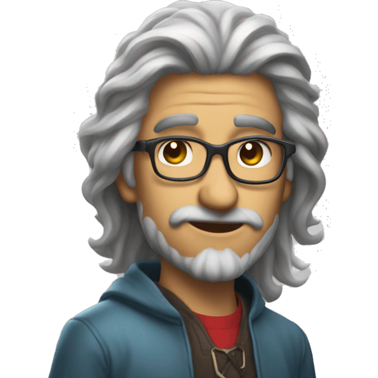 un mago con stephen hacking emoji