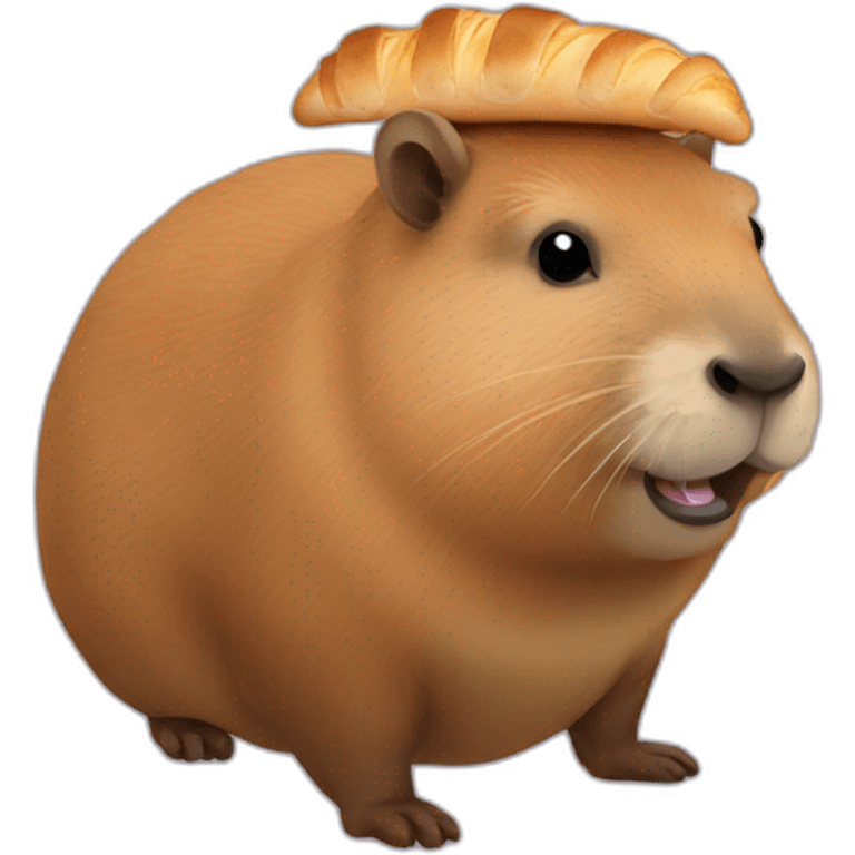 capybara-french-croissant emoji