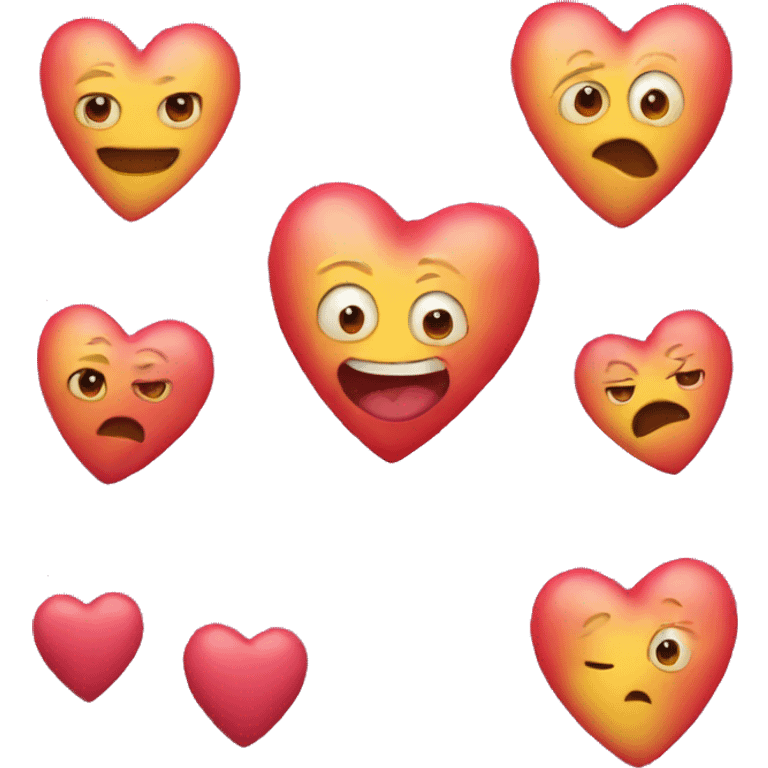 Coeur en feur emoji