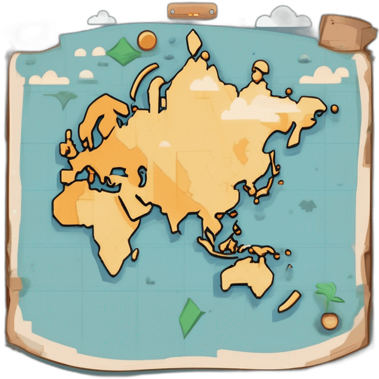 world map emoji