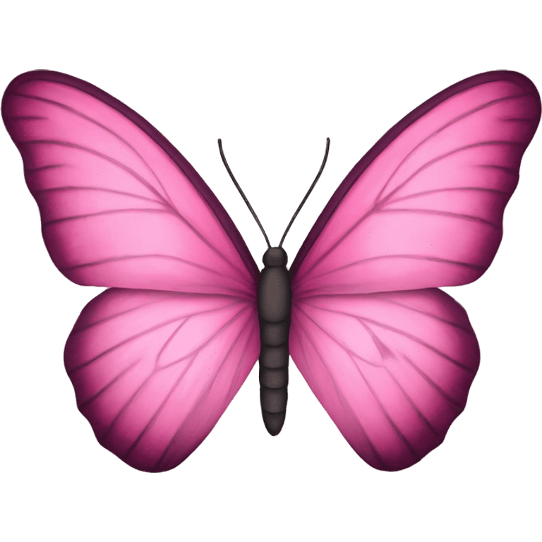 Mariposa rosa  emoji