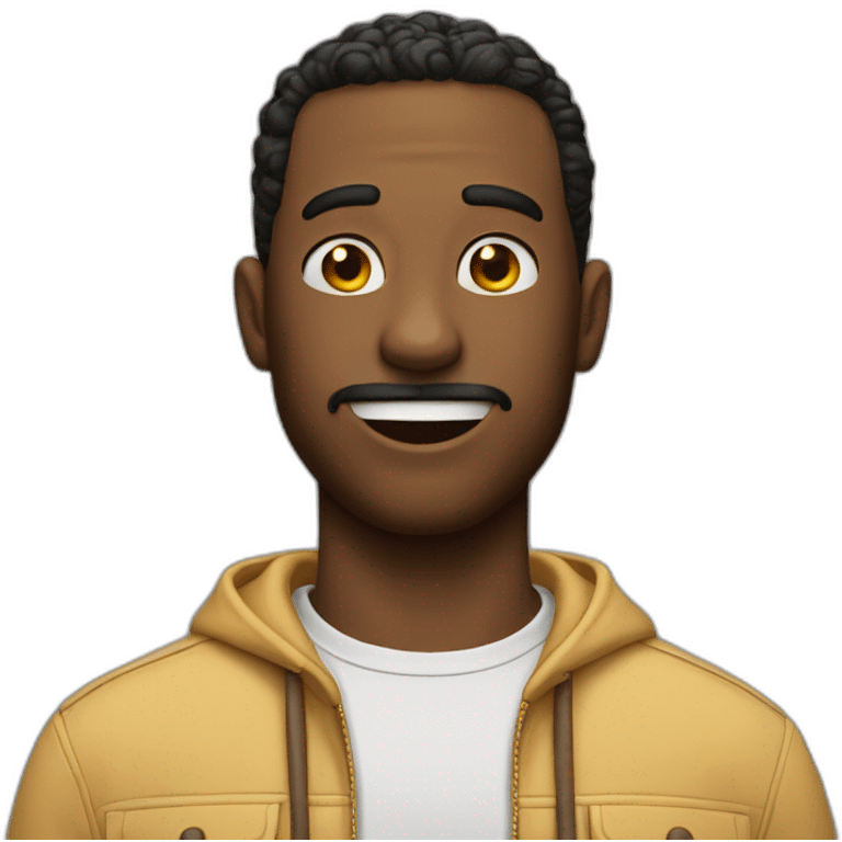 Emoji of a surprise man  emoji