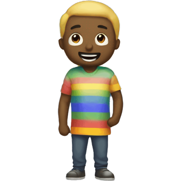 rainbow man emoji