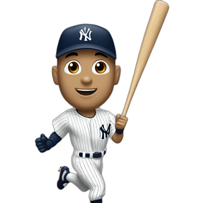 Derek jeter scores a run emoji