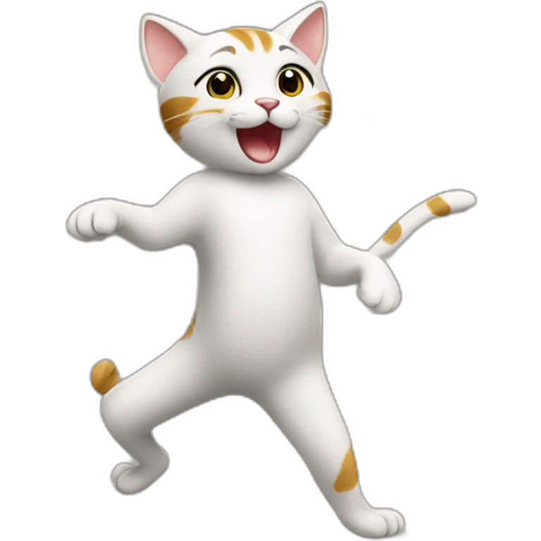 Dancing cat emoji