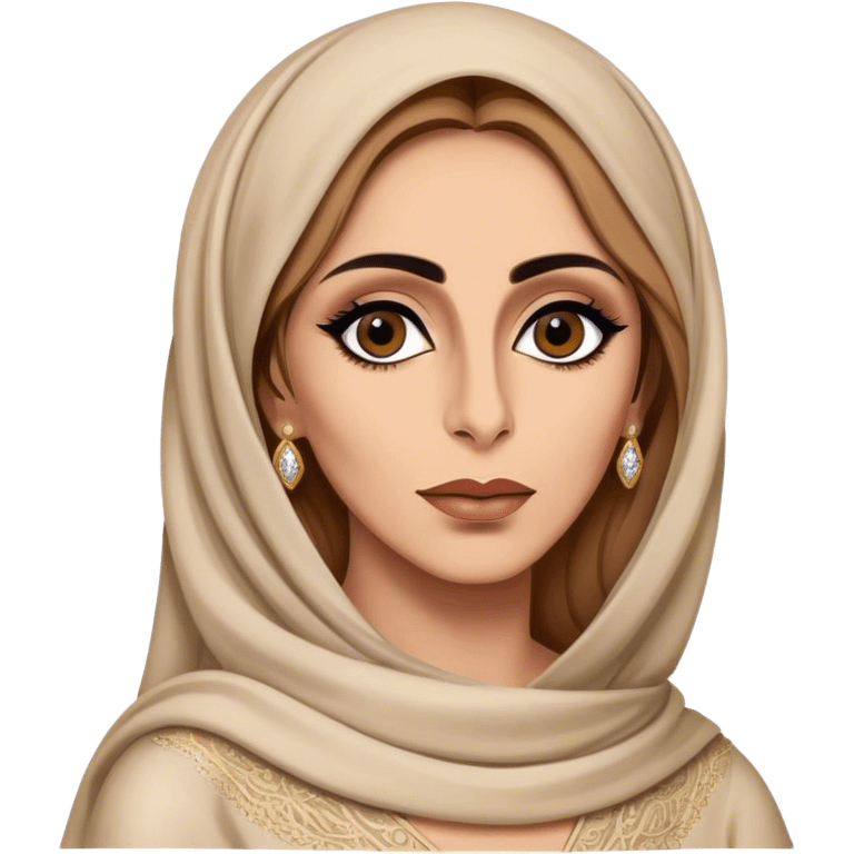 Cinematic Realistic Fairuz Portrait Emoji, depicted as an iconic Lebanese singer with graceful soulful expression and elegant attire, rendered with lifelike textures and warm radiant lighting that captures her timeless musical allure. emoji