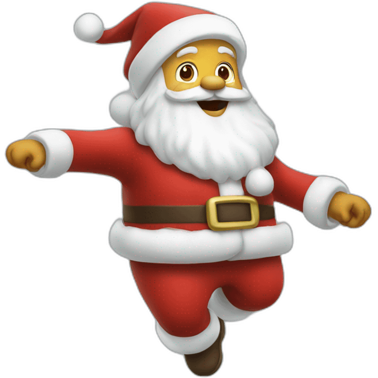 santaclaus-flying emoji