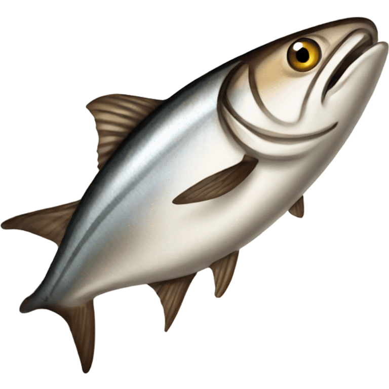 Brown sardine  emoji