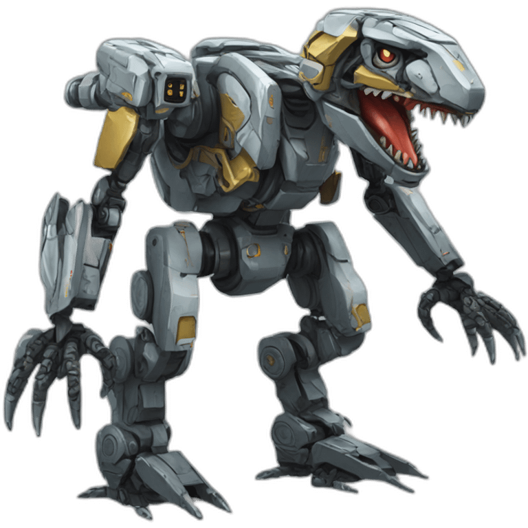 mecha raptor emoji