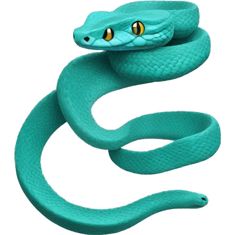 Blue Pit viper emoji