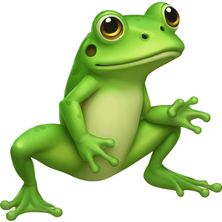 fighting frog emoji