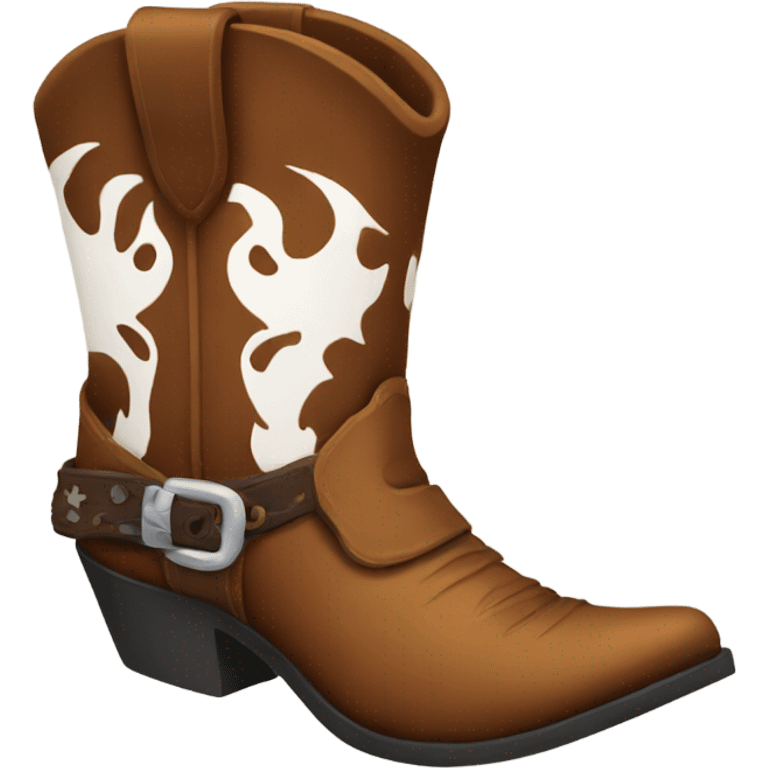 Cowboy boot emoji