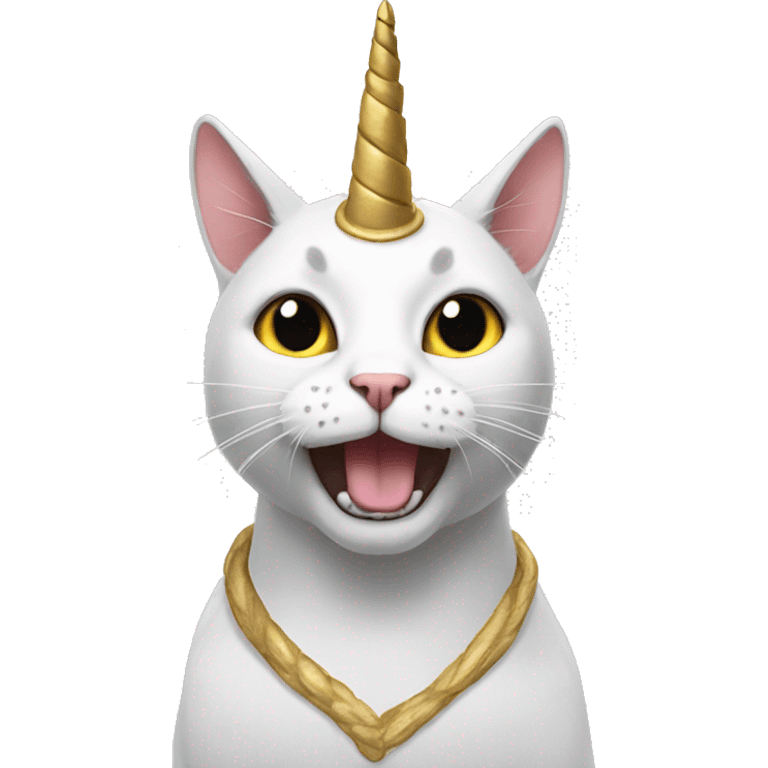 Cat merged into a unicorn  emoji