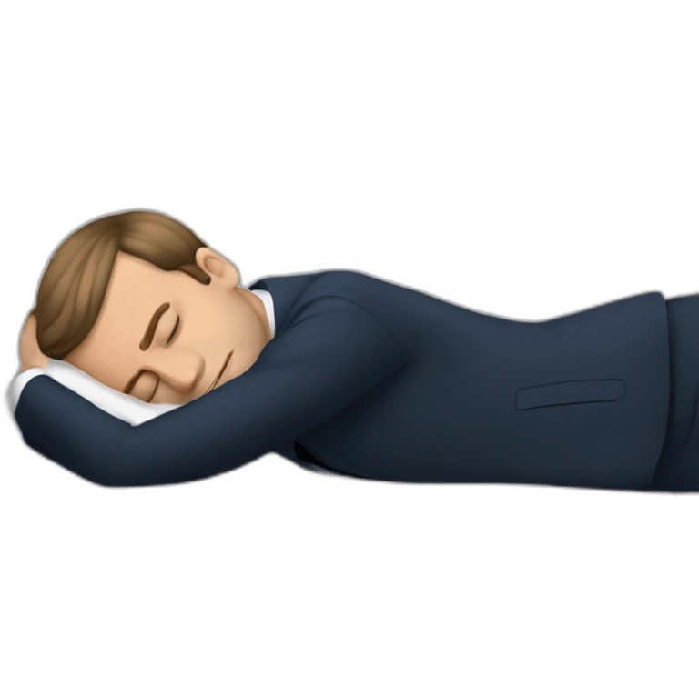 Slepping macron emoji