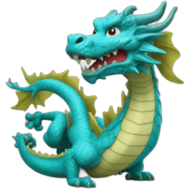 Un dragon chinois emoji