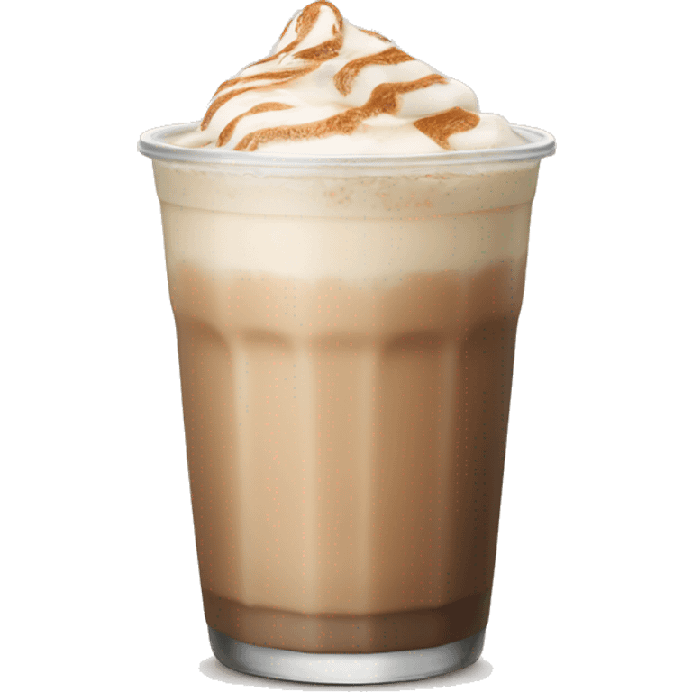 Iced shaken oat milk espresso  emoji