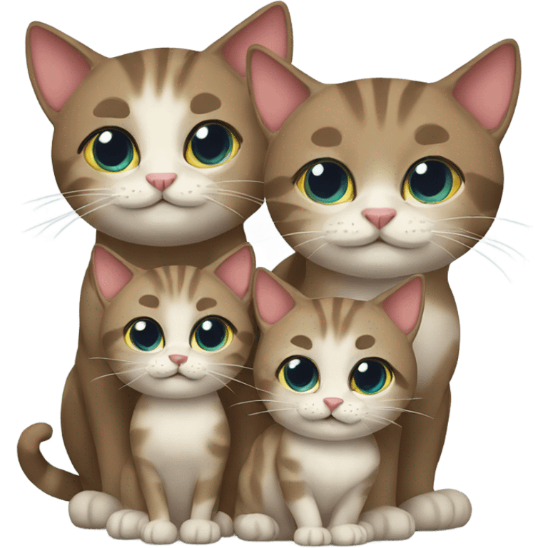 cat family emoji