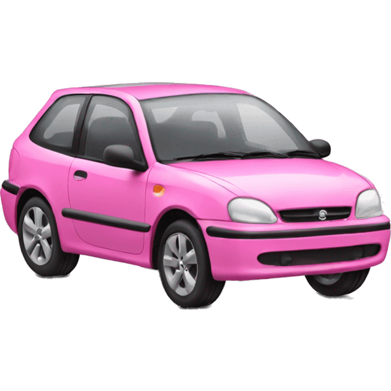 1 Pink glass car emoji