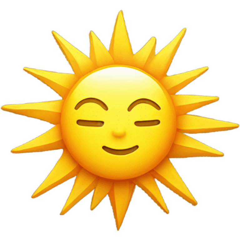 Star Sun emoji