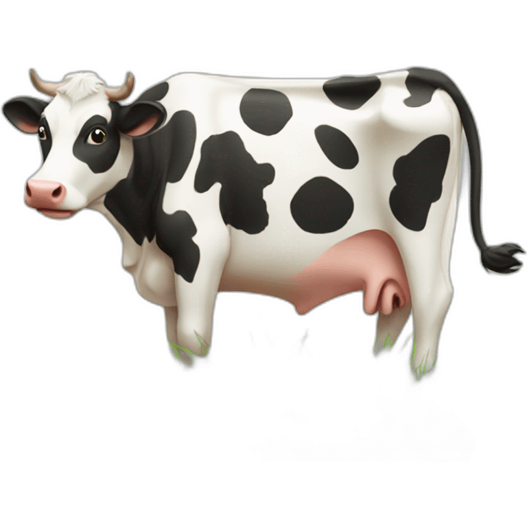 cow with grass emoji