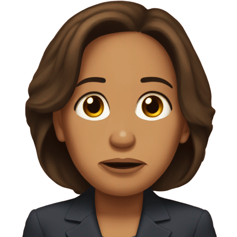 Kamala Harris sad emoji