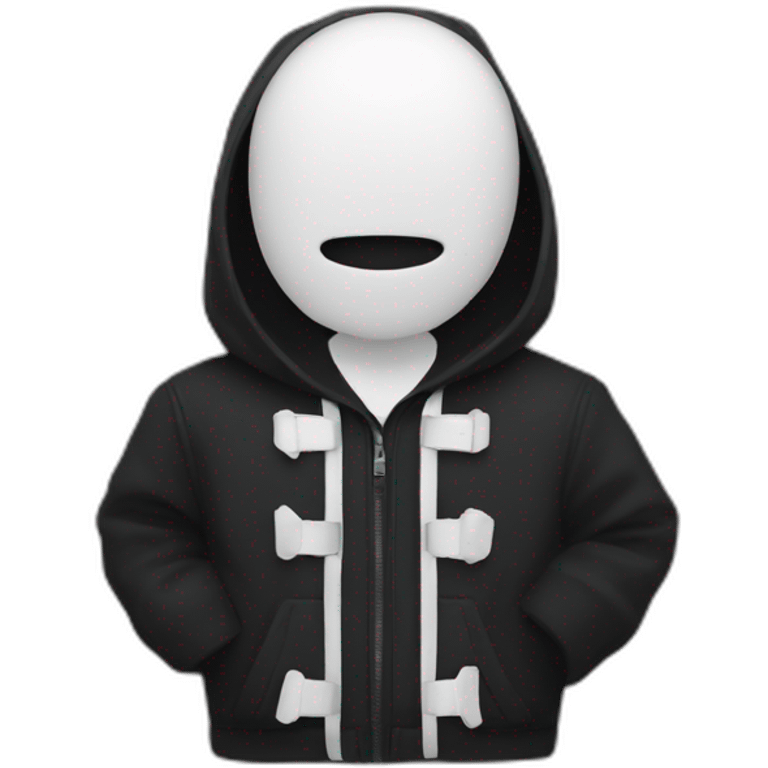 Homme noir tape enfant blanc emoji