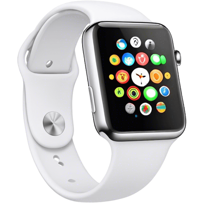 Apple Watch white emoji