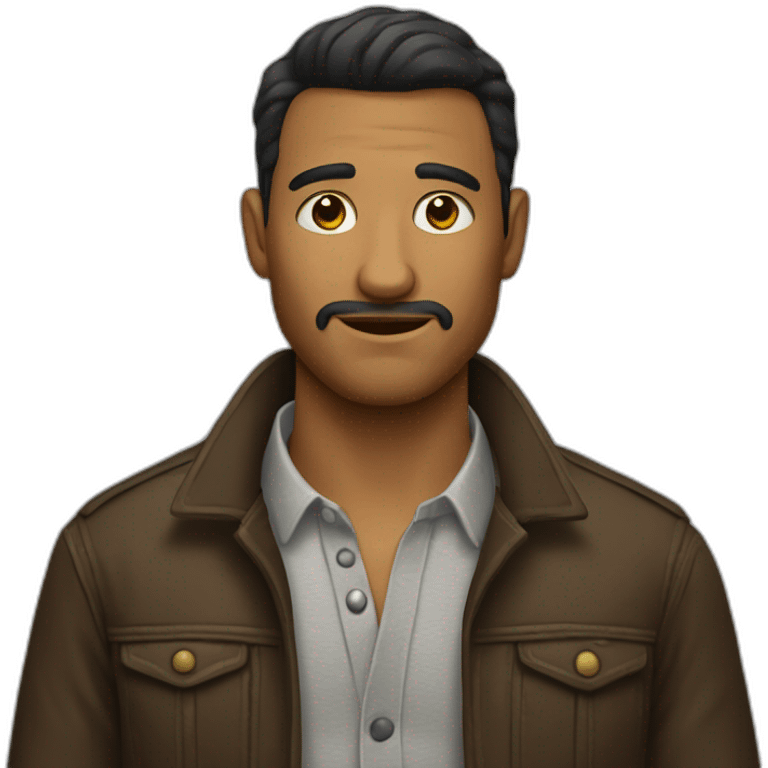 Hombre Sonrojado emoji