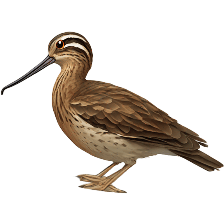 Snipe bird eating brown croissant while sitting on the toilet emoji