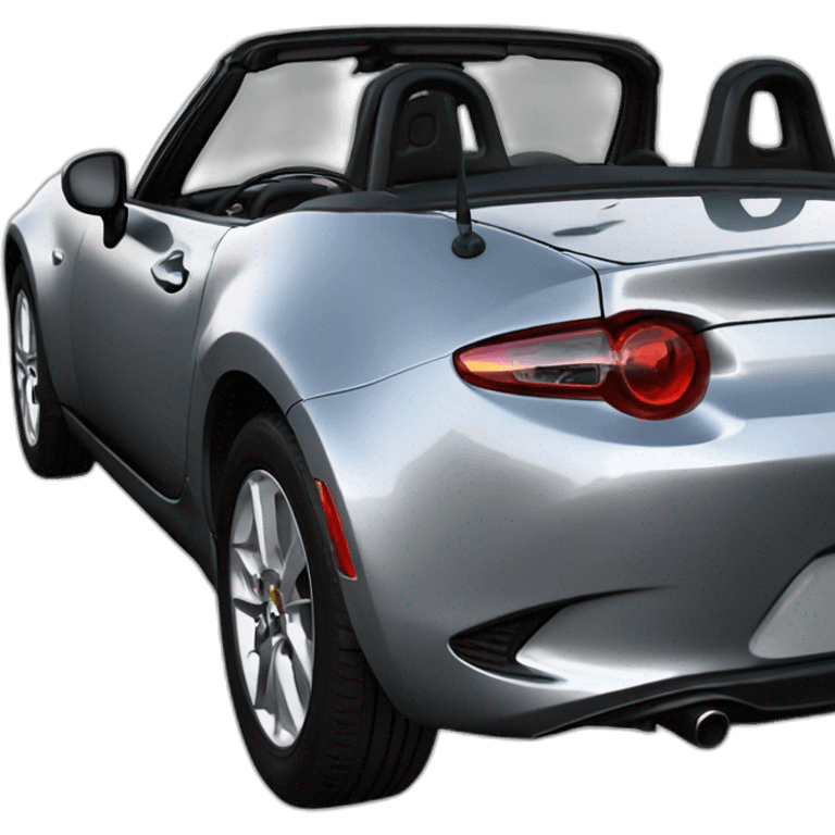 Mazda mx5 grise na emoji