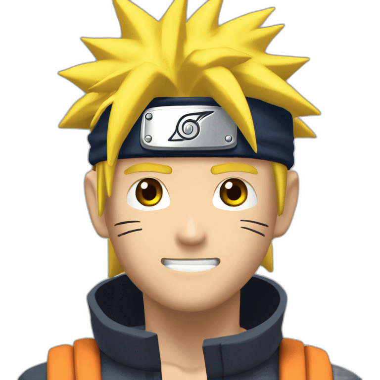 Naruto en train de faire un malaise emoji