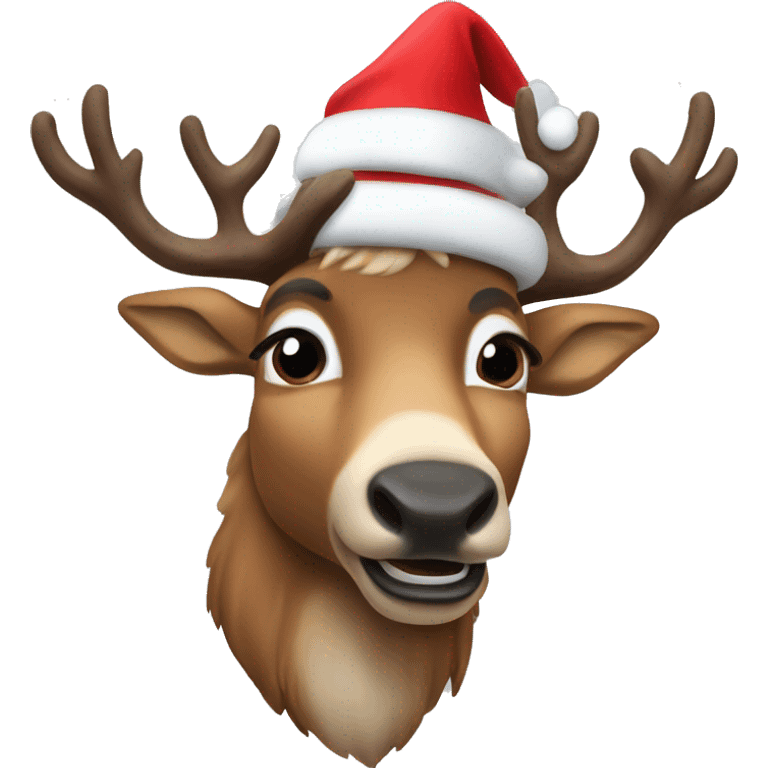 Rudoplh reindeer emoji