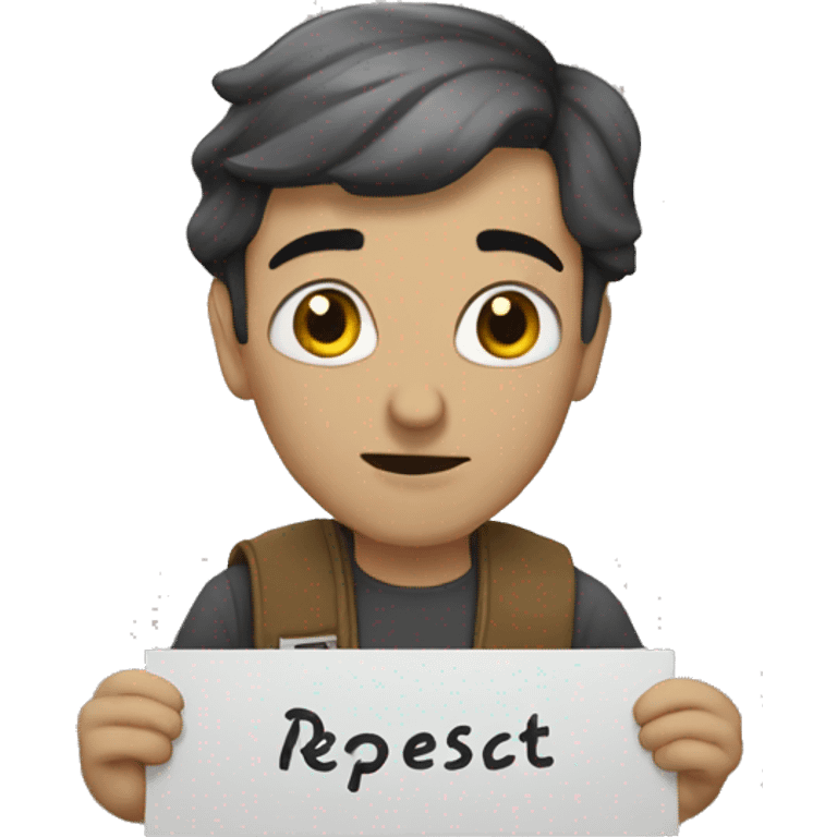 Pepega with a sign saying “Repost” emoji