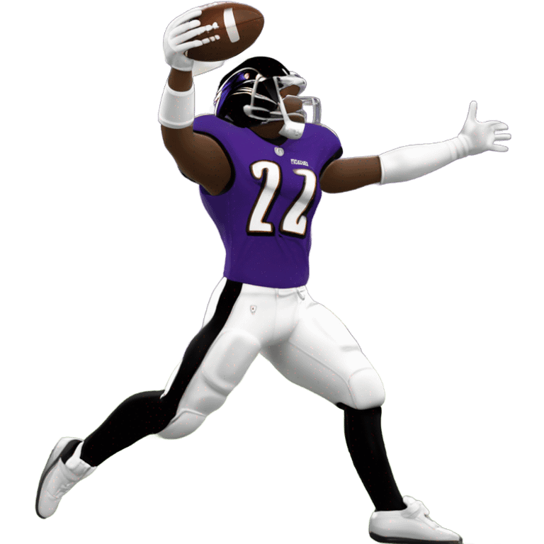 Raven player touchdown celebration  emoji