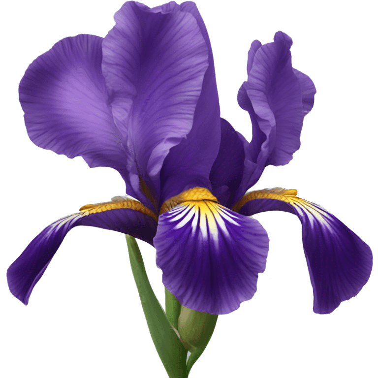 Iris flower emoji