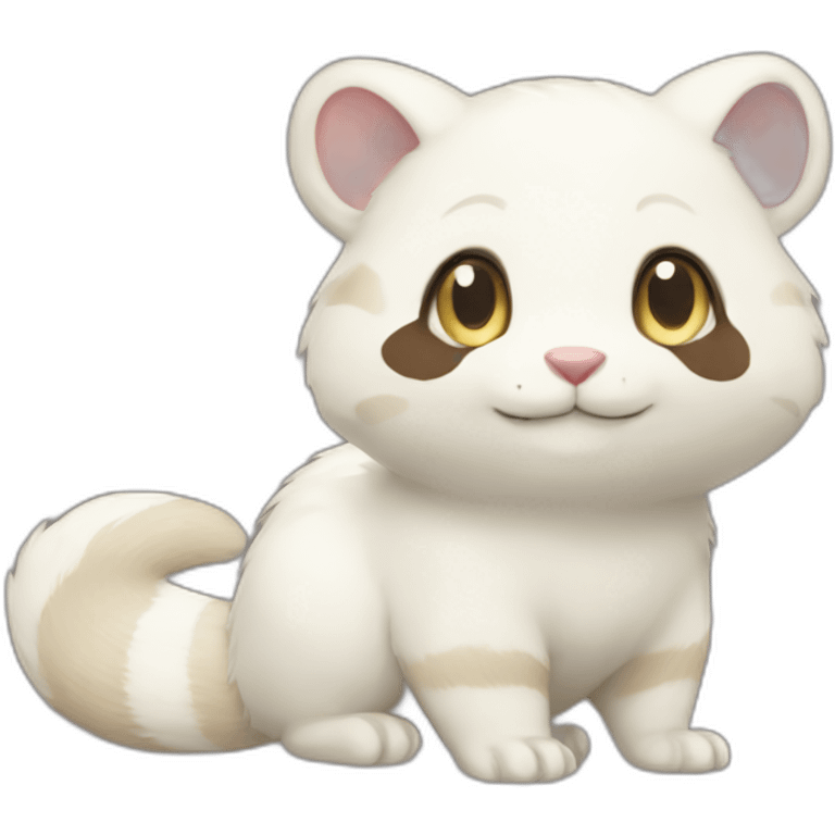 White Furret emoji