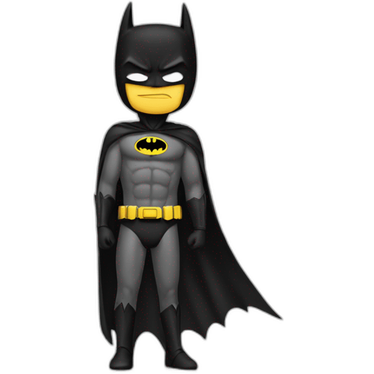 Batman wering à dress emoji