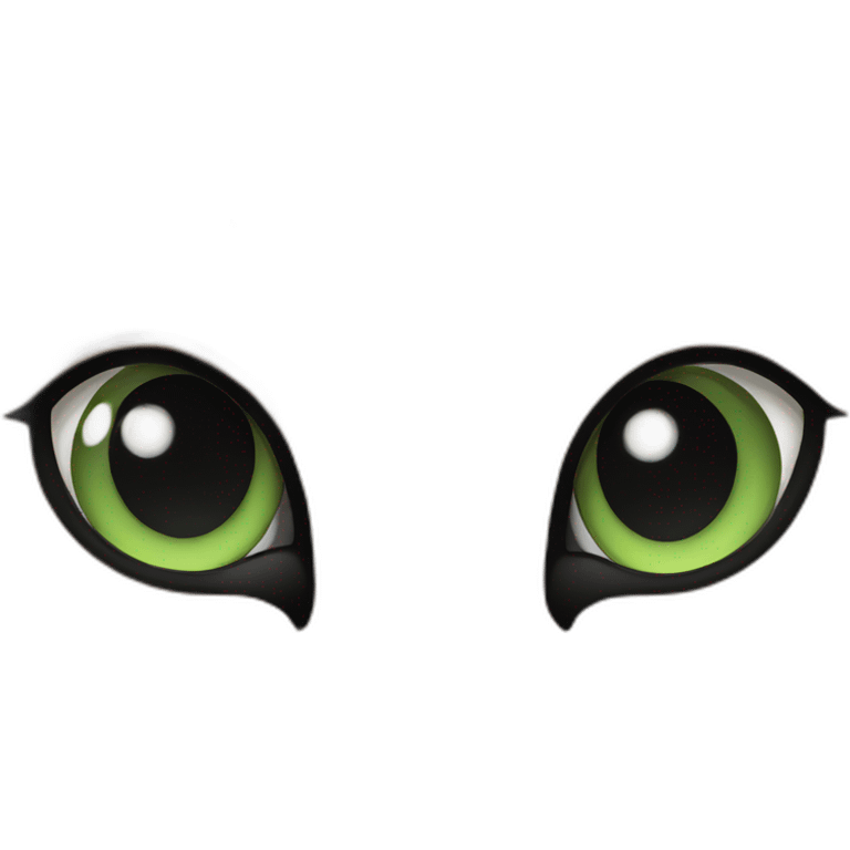 Green eyed Calico cat with black nose emoji