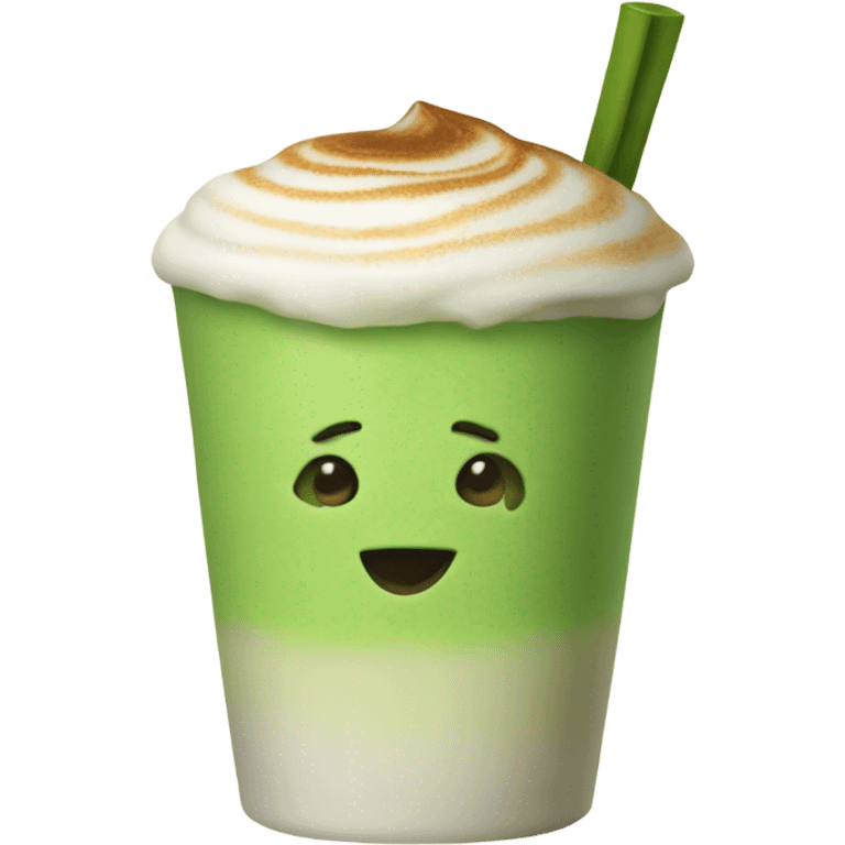 Matcha latte  emoji