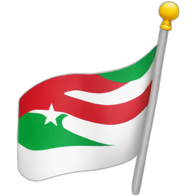 Drapeau Syrie libre  emoji