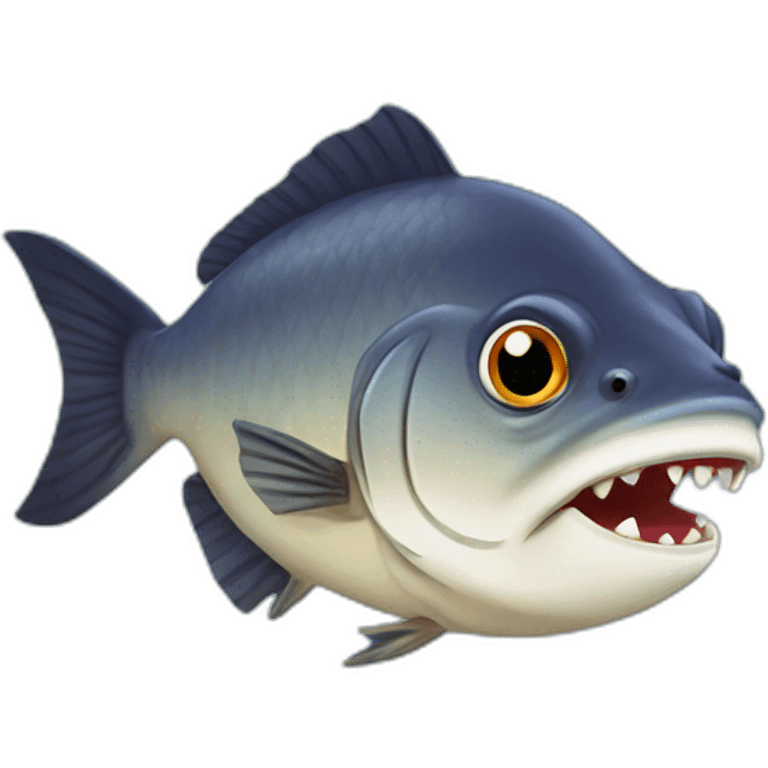 Piranha emoji