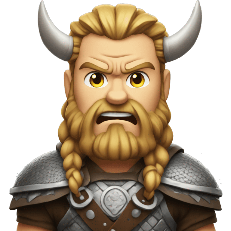 angry viking no horns emoji