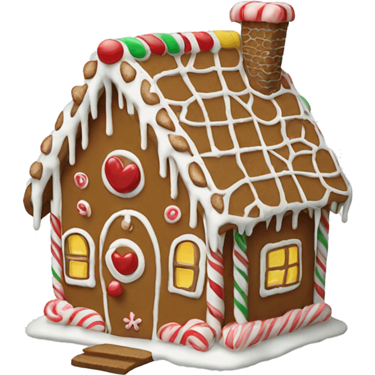 gingerbread house emoji