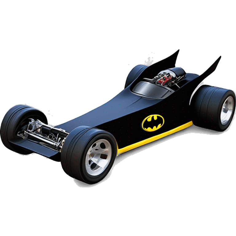 Radio Controlled 69 Nova Batman’s favorite, shaped like a top fuel Dragster with exposed suspension  emoji