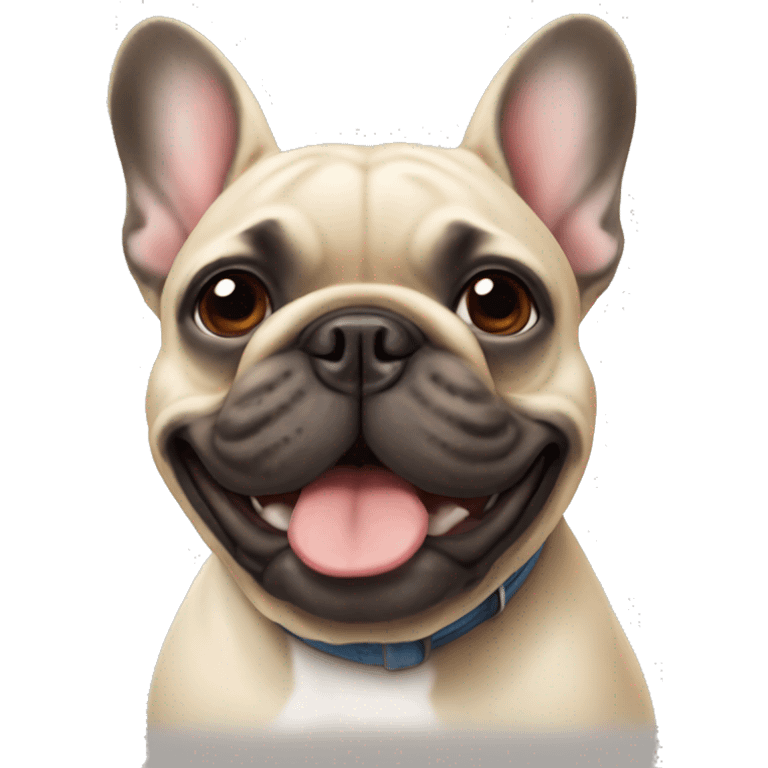 French bulldog emoji